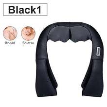 Load image into Gallery viewer, U Shape Electrical Body Massager cloudhealth Black 1 
