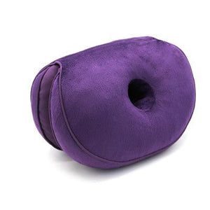 Multifunction Dual Comfort Seat Cushion - Hip Lifter cloudhealth Purple 