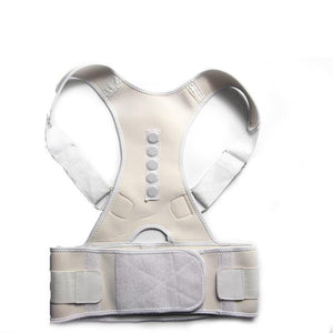Adjustable Magnetic Posture Corrector Corset cloudhealth White XL 