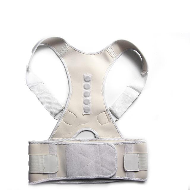 Adjustable Magnetic Posture Corrector Corset cloudhealth White XL 